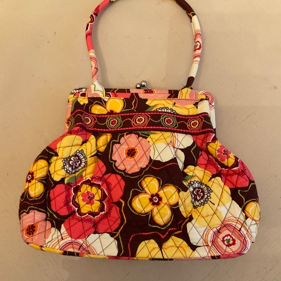 NWT Vera Bradley Kisslock Bag Purse Buttercup pattern